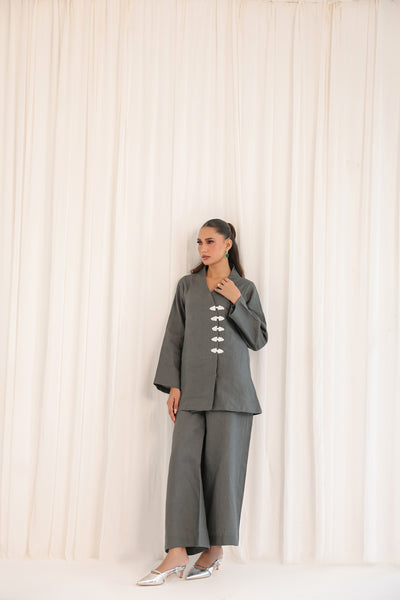 Charcoal Grey overlap basic