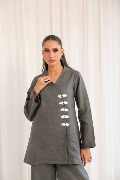 Charcoal Grey overlap basic