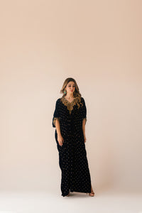 Navy Blue Caftan