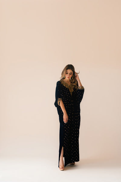 Navy Blue Caftan