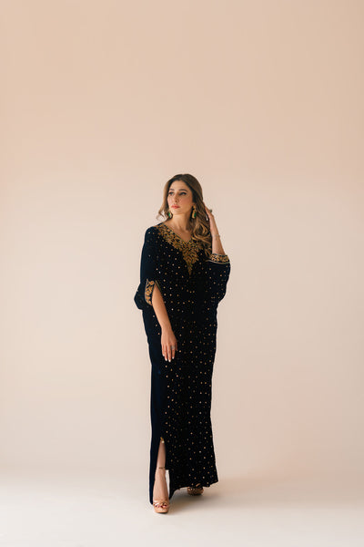 Navy Blue Caftan