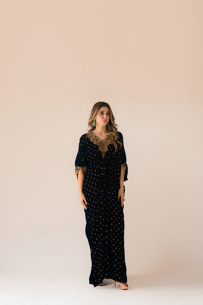 Navy Blue Caftan