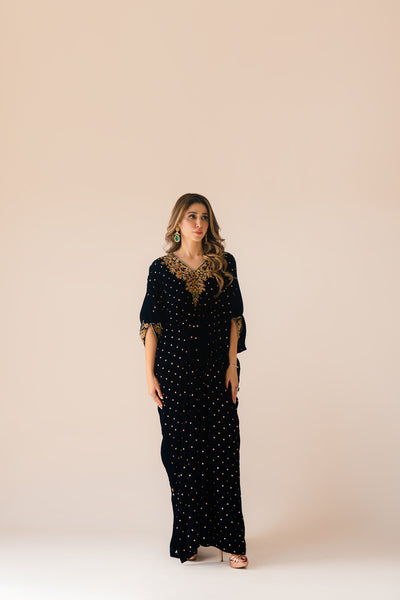 Navy Blue Caftan