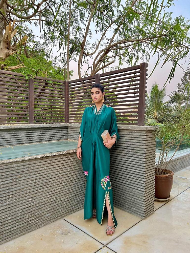lawn kaftan dress design pant and kaftan top for girls